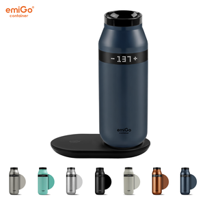 Taza de Viaje Inteligente EmiGo de Doble Pared de Acero Inoxidable Anti-Escaldaduras de 475 ml, Taza de Café con Temperatura Constante Controlada por Aplicación - Product Image 1