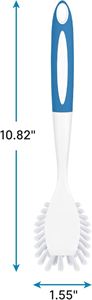 Dish <b>Brush</b> with Handle Kitchen <b>Scrub</b> <b>Brushes</b> for Cleaning Dish Scrubber with Stiff Bristles for Sink Pots Custom Printed logo - Product Image 5