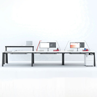 Meubles de bureau, bureau moderne, table de direction, poste de travail informatique, équipe professionnelle modulaire
