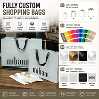 Sac de shopping de luxe personnalisé en carton kraft imprimé sur mesure avec poignée en ruban réutilisable pour emballage de montres, personnalisation, 1 pièce MOQ, écologique