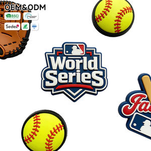 Distintivo Personalizzato per Eventi Sportivi in PVC Morbido, Accessorio Regalo per Tifosi OEM ODM per Partite di Baseball e World Series - Product Image 1