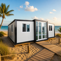 Maison conteneur moderne, mobile, extensible, de luxe, préfabriquée, modulaire pour le glamping, les complexes hôteliers, les appartements, les bureaux, les ateliers, les écoles, les centres commerciaux