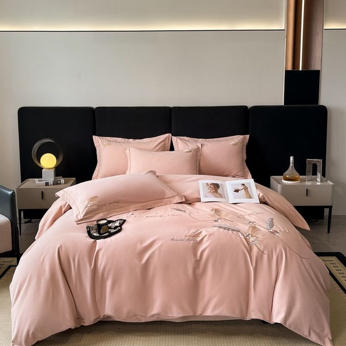 ผงแป้งถั่วแดงขนนกดอกไม้