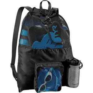 무료 샘플 도매 수영 가방 스쿠버 다이빙 가방 메쉬 여행 배낭 스노클링 기어 및 장비 드라이 다이빙 가방