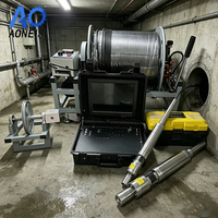 Caméra d'inspection de puits à double objectif 73 mm avec écran 12 pouces, vision nocturne, étanche IP68 pour l'inspection des puits d'eau