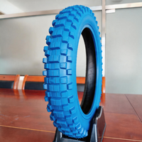 Ban Motor Custom Warna Pabrik 90/100-14 Y185A Berbahan Karet Kuat, Desain Tahan Panas, Ban Enduro untuk Alpine Ridge Safari
