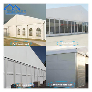 Tente transparente de noce de chapiteau de luxe en aluminium de <span class=keywords><strong>couverture</strong></span> de PVC transparent de cadre noir pour 500 <span class=keywords><strong>personnes</strong></span> extérieures - Product Image 6