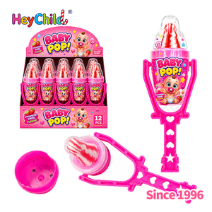 Sucettes en gros personnalisées sous marque privée en forme de sucette pour bébé, saveur fraise tourbillonnante, adorables cadeaux de fête pour enfants en vrac - Product Image 1