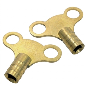 Clés de purge et de purge d'air robustes en laiton massif de type horloge 5 mm <span class=keywords><strong>pour</strong></span> <span class=keywords><strong>radiateur</strong></span> - Product Image 2