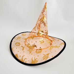Cappello da Mago Stile Ragnatela Viola, Realizzato in Tessuto Oxford, Accessorio Classico per Costume per <span class=keywords><strong>Feste</strong></span> <span class=keywords><strong>a</strong></span> <span class=keywords><strong>Tema</strong></span> <span class=keywords><strong>Halloween</strong></span> - Product Image 5