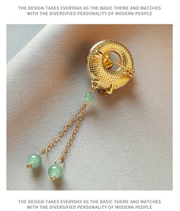 Nuevo broche de borla de magnolia estilo chino vintage, accesorio delicado de alta gama, broche para cheongsam, broche para corsage, hebilla para traje occidental - Product Image 6