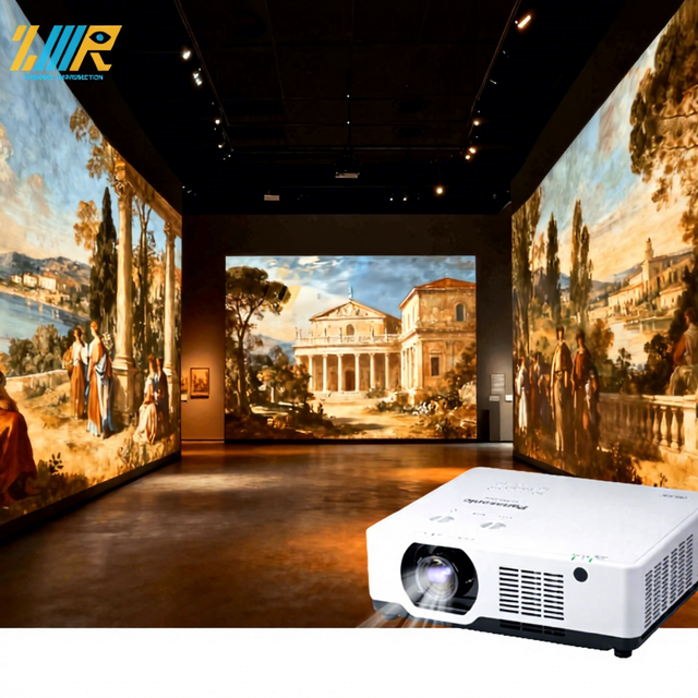 Projection Mapping 4 Wall Factory Direct Interactive Projection Mapping 360° Immersive Room One-Stop Solution for Museum