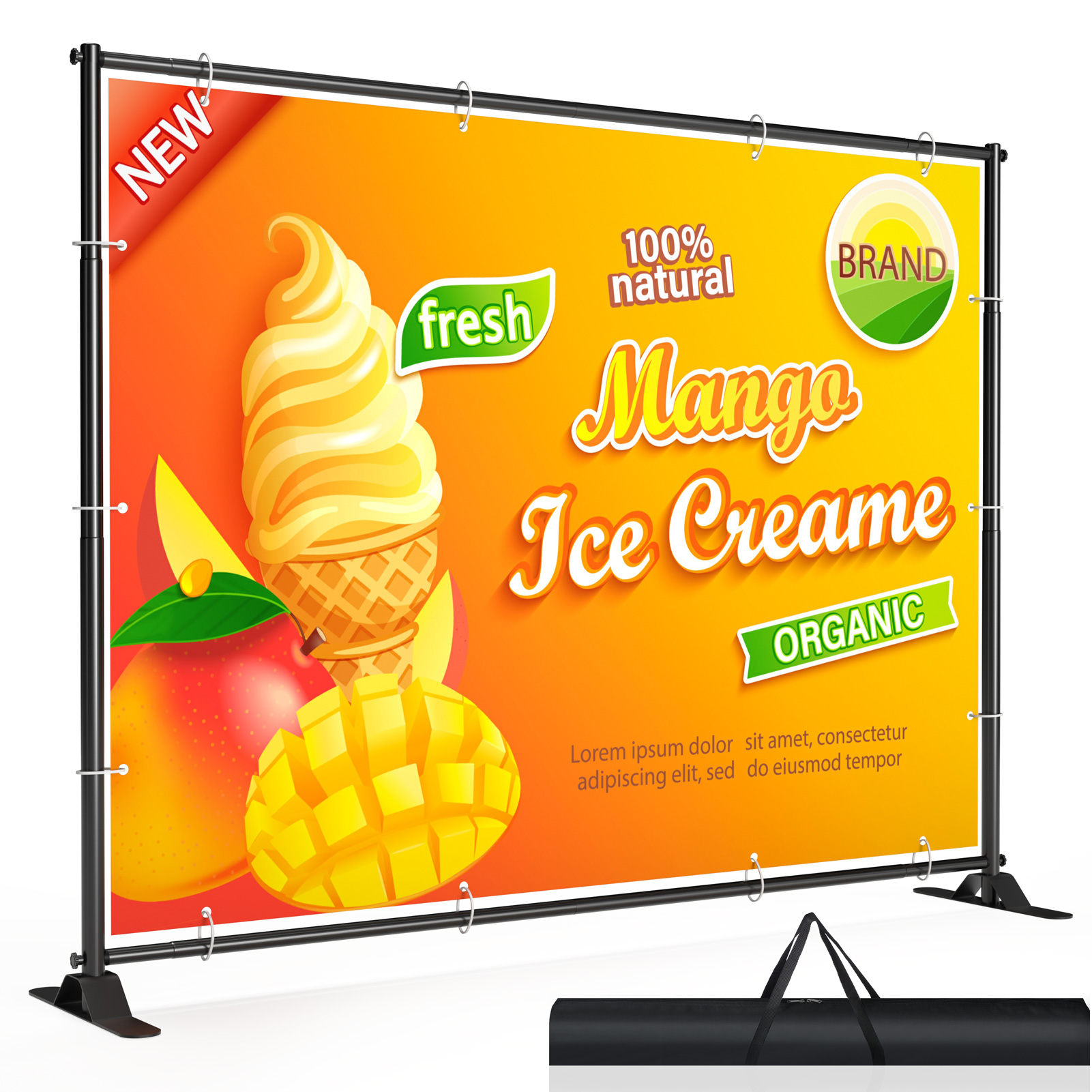 8*10 футов улучшенная версия Регулируемая подставка для фона с сумкой для переноски, более толстая и прочная