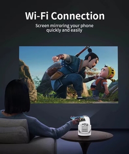 <span class=keywords><strong>LCD</strong></span> <span class=keywords><strong>Mini</strong></span> Máy chiếu xách tay hy300 M5 Wifi kết nối hỗ trợ 1080P HD Máy chiếu 2025 - Product Image 3