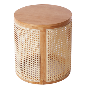 Modern Design Oak Solid Wood Side <b>Table</b> Natural Color Living Room Furniture - Product Image 4