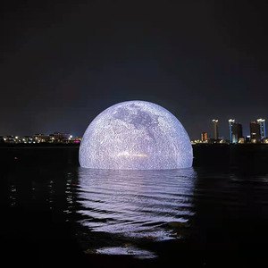 Vente flash - <span class=keywords><strong>Ballon</strong></span> lunaire géant gonflable à LED avec <span class=keywords><strong>changement</strong></span> de couleur personnalisé pour la <span class=keywords><strong>d</strong></span>écoration - <span class=keywords><strong>Ballon</strong></span> lunaire gonflable sur l'<span class=keywords><strong>eau</strong></span> - Product Image 3
