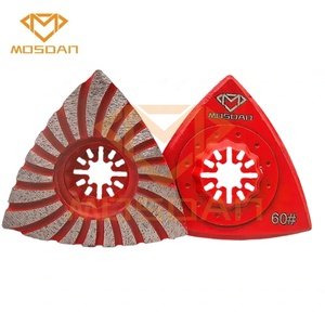 <span class=keywords><strong>Dischi</strong></span> Abrasivi Triangolari Turbo per Utensile Multifunzione Oscillante Star Lock Fein per Bordi in Calcestruzzo - Product Image 6