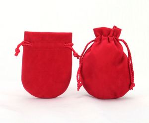 Pochette Cadeau en Velours à Cordon Coulissant avec Logo Personnalisé, Fond Rond, pour Bijoux (Boucles d'Oreilles, Colliers) et Protection Anti-Poussière - Product Image 2
