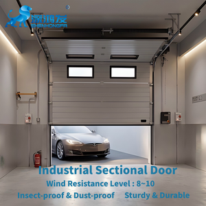 Puertas Correderas Industriales Automáticas HongFa, Puertas Enrollables Verticales de Acero, Puertas de Almacén - Product Image 1