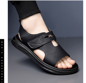 Sandales de plage décontractées pour hommes été 2026 |   Sandales décontractées tendance, confortables, respirantes, antidérapantes, à semelle souple, assorties à toutes les tenues - Product Image 1