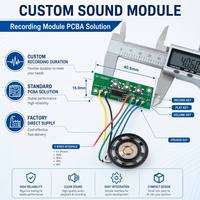 Fabricant de jouets électroniques, mini enregistreur rétro personnalisé, porte-clés, boîte à musique pour enregistrement vocal lumineux, en plastique