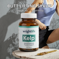 Kelp naturel 200 capsules Fournit de l'iode pour la santé de la thyroïde et du métabolisme Complément alimentaire pour adultes OEM Étiquette privée