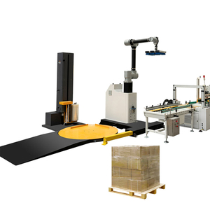 Machine d'emballage et de cerclage de palettes entièrement automatique en ligne - Product Image 4