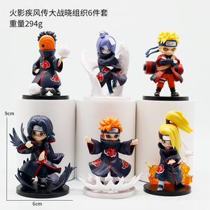 Figuras de Acción de Anime Japonés, Personajes de Dibujos Animados, Ninja Uchiha <span class=keywords><strong>Sasuke</strong></span>, Set de Figuras de Acción, Adornos para Escritorio, Accesorios, Regalos - Product Image 2