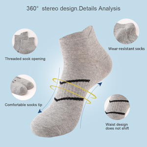 Calcetines Deportivos de Lana <span class=keywords><strong>Merino</strong></span> de Corte Bajo para Hombre y Mujer, Transpirables, con Diseño de Panal, Acolchados, para Correr - Product Image 2