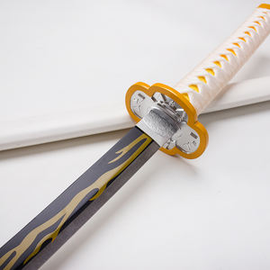 Épée <span class=keywords><strong>Demon</strong></span> <span class=keywords><strong>Slayer</strong></span> en métal véritable, <span class=keywords><strong>katana</strong></span> de cosplay d'anime avec texture originale - Product Image 5