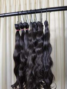 Cabello Virgen Indio de Templo, Cabello Virgen Camboyano, Paquetes de Cabello Rizado Birmano, Paquetes de Cabello Virgen <span class=keywords><strong>Filipino</strong></span>, en Stock en EE. UU. Sin Aranceles - Product Image 3