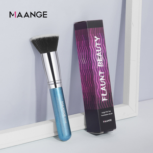 MAANGE – <span class=keywords><strong>pinceau</strong></span> <span class=keywords><strong>kabuki</strong></span> professionnel pour <span class=keywords><strong>fond</strong></span> <span class=keywords><strong>de</strong></span> <span class=keywords><strong>teint</strong></span> <span class=keywords><strong>liquide</strong></span>, marque privée, grand <span class=keywords><strong>fond</strong></span> <span class=keywords><strong>de</strong></span> <span class=keywords><strong>teint</strong></span> plat avec boîte - Product Image 3