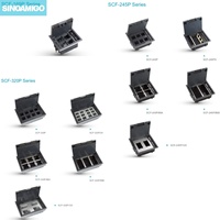 SINOAMIGO OEM&ODM Enchufe de suelo empotrado oculto negro mate de acero inoxidable, caja de suelo eléctrica reemplazable para UE, Reino Unido, UN, AU