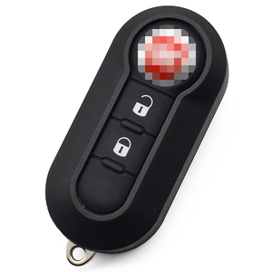 Lật gấp vỏ chìa khóa xe từ xa Auto <span class=keywords><strong>Key</strong></span> trường hợp Fob 2 nút chìa khóa xe Vỏ thay thế cho f-iat - Product Image 1