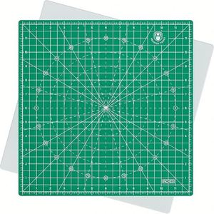 12" X 12" Carré 360. Tapis de découpe rotatif auto-cicatrisant avec mécanisme de verrouillage innovant pour le quilting et la couture - Product Image 1