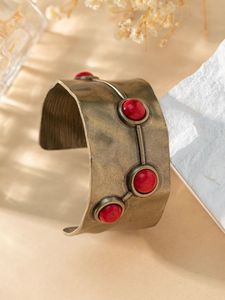 Mới Nhất Phương Tây Phong Cách Boho Lớn Chiều Rộng Vòng Mở Bangle Cowgirl Đầy Màu Sắc Vòng Vòng Tay Màu Ngọc Cho Phụ Nữ - Product Image 6