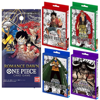 Boîte de collection de boosters One Piece TCG OP02/OP03/OP04/OP06/OP07/OP08/OP09/OP10/OP12/OP13 pour les collectionneurs de cartes d'anime