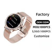 Reloj Inteligente de Lujo con Pantalla a Color HD de 1.3'', Monitor de Salud 24H, Resistente al Agua, Relojes Inteligentes Personalizados, Venta Directa de Fábrica