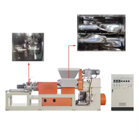 Produsen kustom campuran cepat plastik pelletisasi basah Extruder Granule tembaga kumparan kawat Granulator membuat mesin