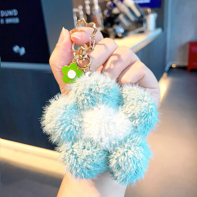 ดอกไม้เล็กๆน้อยๆปุย-สีเขียว