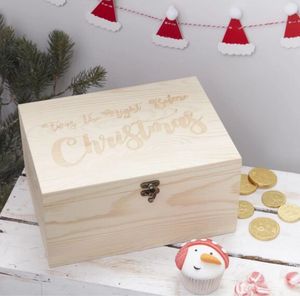 Petite boîte de rangement en bois de pin inachevé Coin rond Boîte à bijoux en bois - Product Image 5