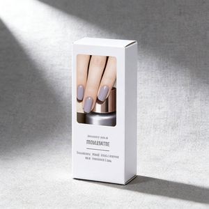 Livraison rapide, boîte de vernis à ongles avec revêtement UV, emballage en carton blanc brillant OEM pour vernis et produits de beauté - Product Image 2