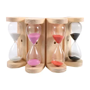 Sauna zubehör Holz Sauna Sand Timer 15 Minuten Sanduhr Moving Sand Art