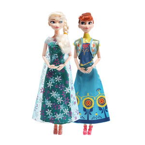 Muñeca de Vinilo de 30 cm de las <span class=keywords><strong>Hermanas</strong></span> Princesas de las Nieves, Película Clásica de Dibujos Animados de 2024, Juguete de Bricolaje en Bolsa OPP para Niñas, Regalo para el Hogar - Product Image 6