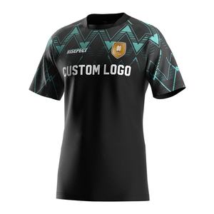 T-shirt de sport personnalisé pour homme, col rond, séchage rapide, sublimation ODM, musculation, maillot de rugby professionnel Mexique - Product Image 1