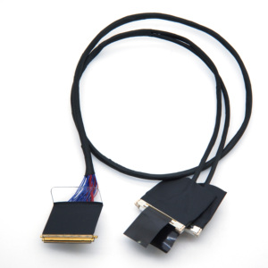 كابل شاشة LVDS مخصص من المصنع طراز 20453-040T-030، 40 دبوس، مسافة بين الأطراف 0.5 مم، سلك مضاد للتداخل للوحة اللمس الصناعية - Product Image 5