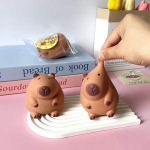 Juguete Sensorial de Capibara, Material TPR, para Aliviar el Estrés, Descompresión, Rebote Lento, Juguete Antiestrés para Niños - Product Image 2