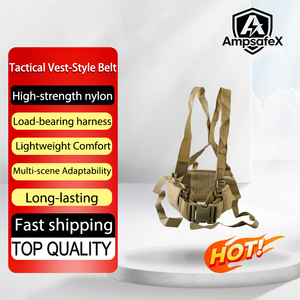 เข็มขัดไนลอนกีฬากลางแจ้งลายพรางสีดำสีเขียวอเนกประสงค์ - Product Image 1