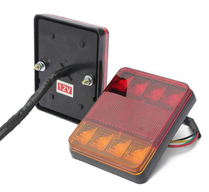 Bas prix haute qualité 12V SAE CE <span class=keywords><strong>remorque</strong></span> vélo feux arrière avec câble indicateur <span class=keywords><strong>feu</strong></span> arrière - Product Image 2
