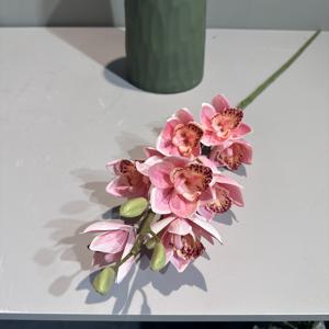 Usine vente directe artificielle Wheath orchid fleurs longue tige plantes pour la décoration de vase à la maison - Product Image 4